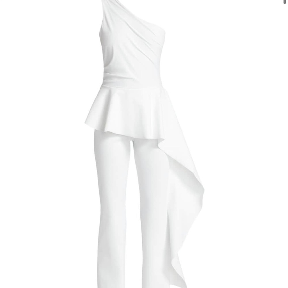 Chiara Boni Kincso Ruffled Peplum Jumpsuit